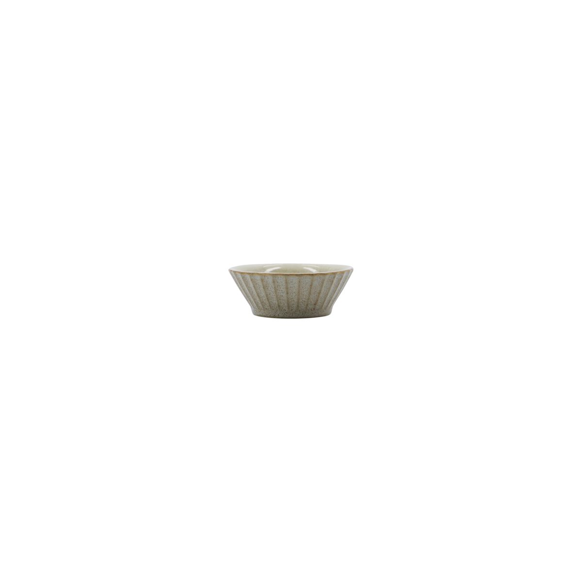 Bowl, HDPleat, gray/brown