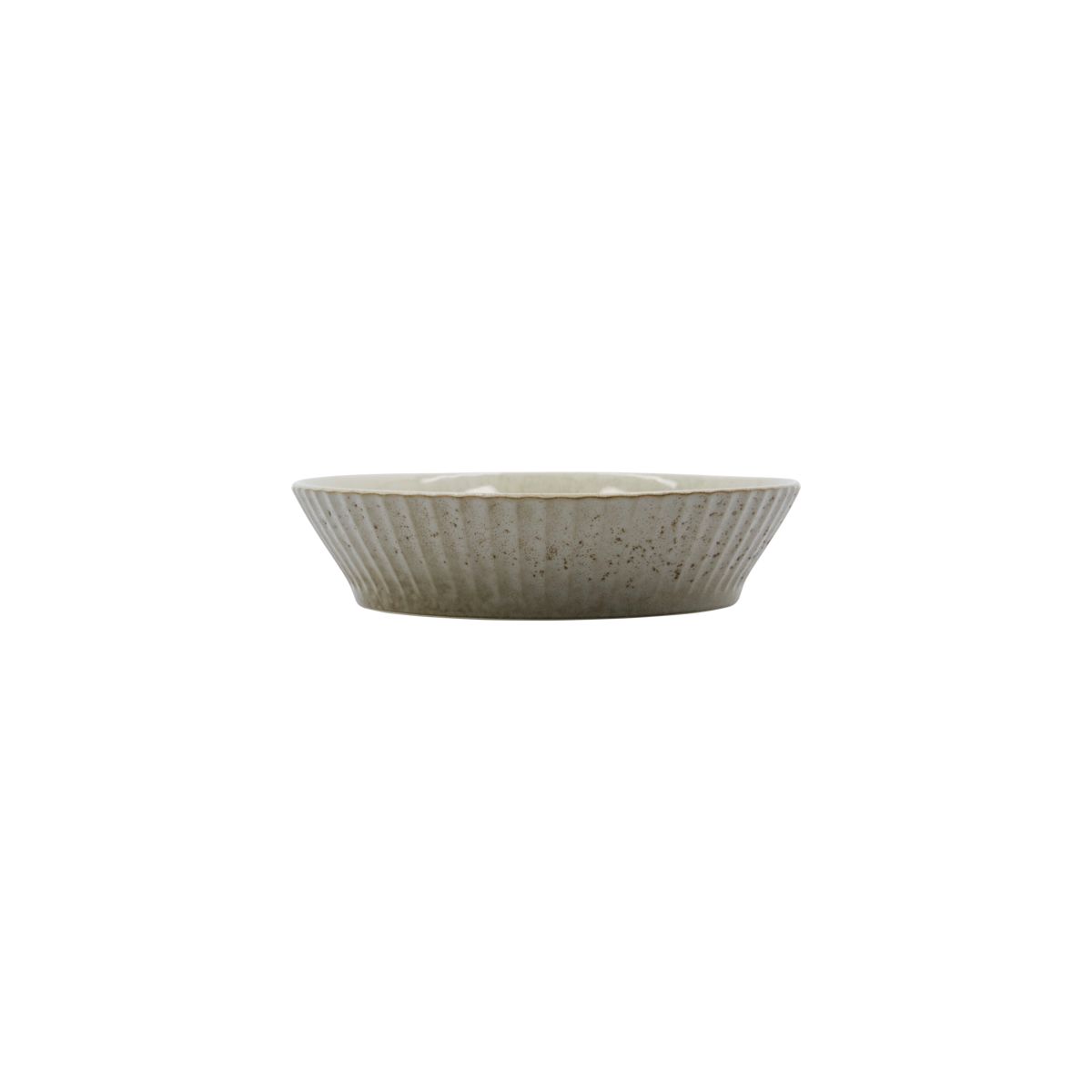 Bowl, HDPleat, gray/brown