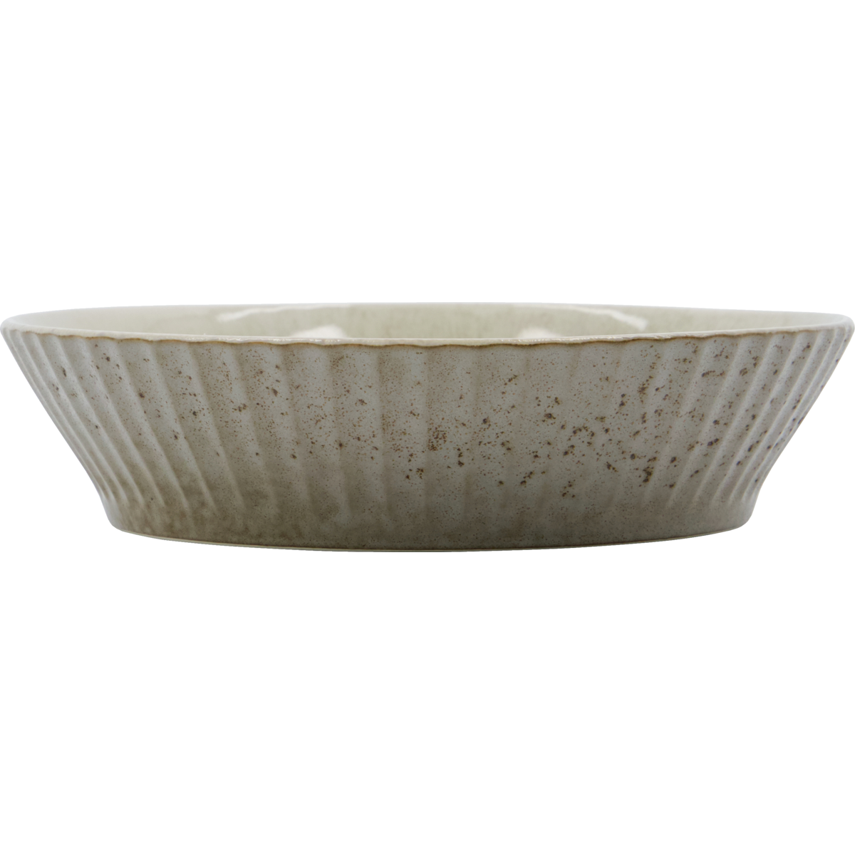 Bowl, HDPleat, gray/brown