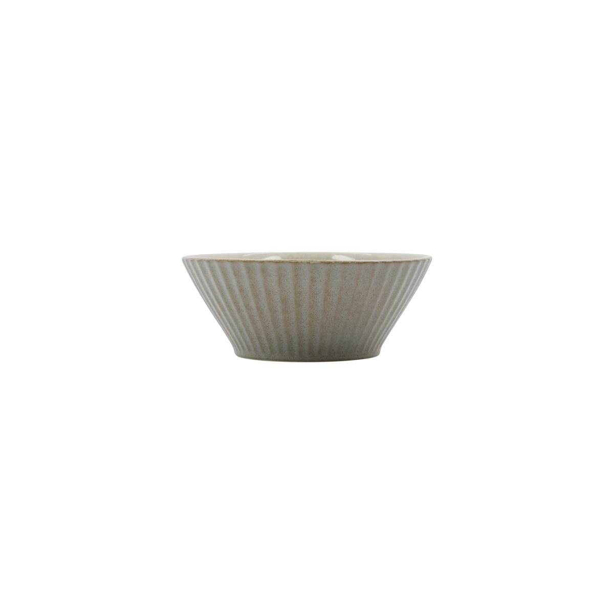 Bowl, HDPleat, gray/brown