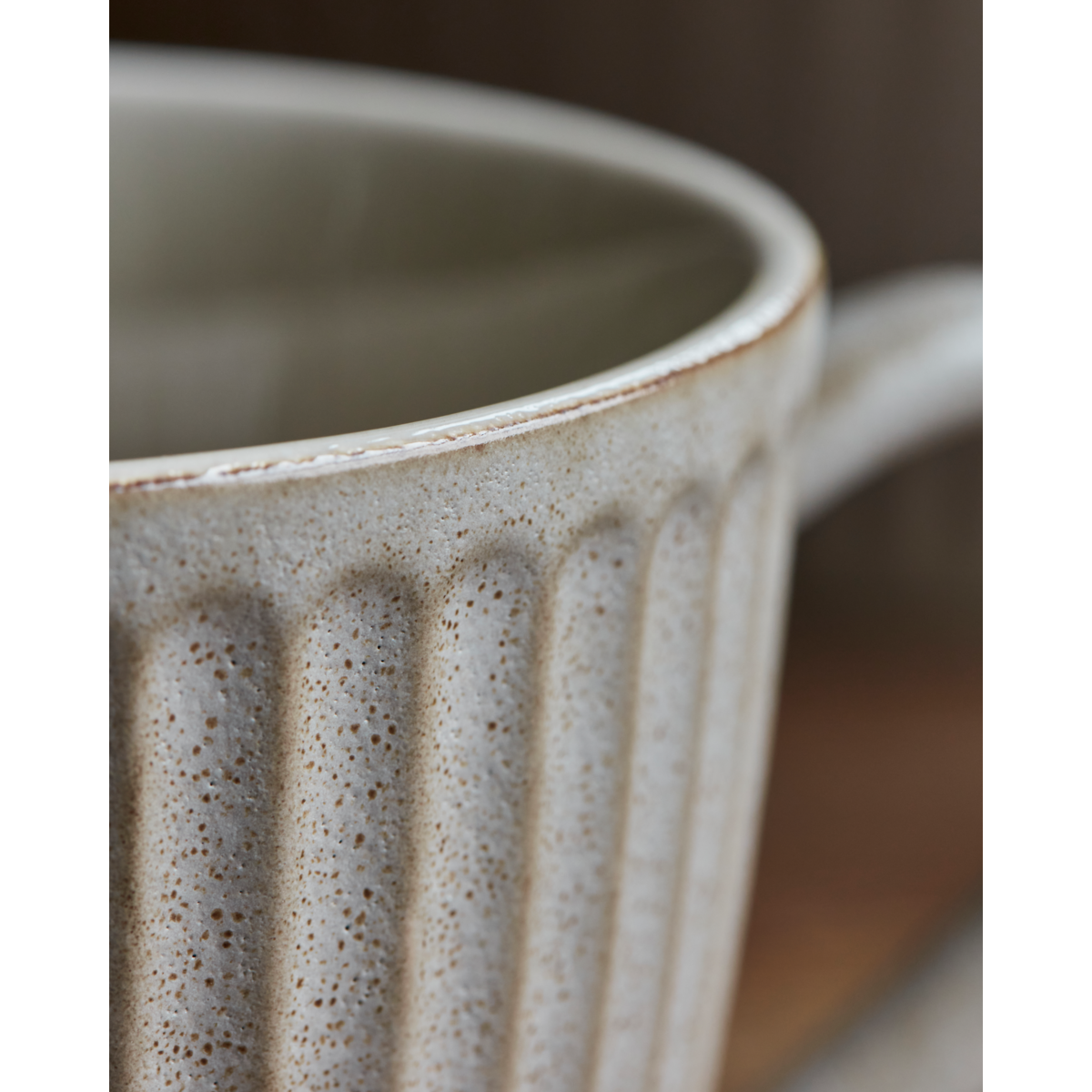 Mugs, hdpleat, gray/brown