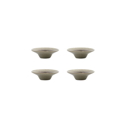 Egg cup, hdpleat, gray/brown