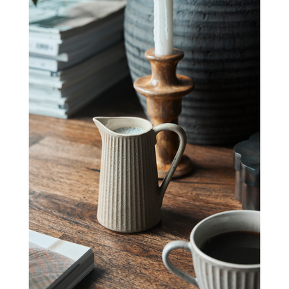 Jug, hdpleat, gray/brown