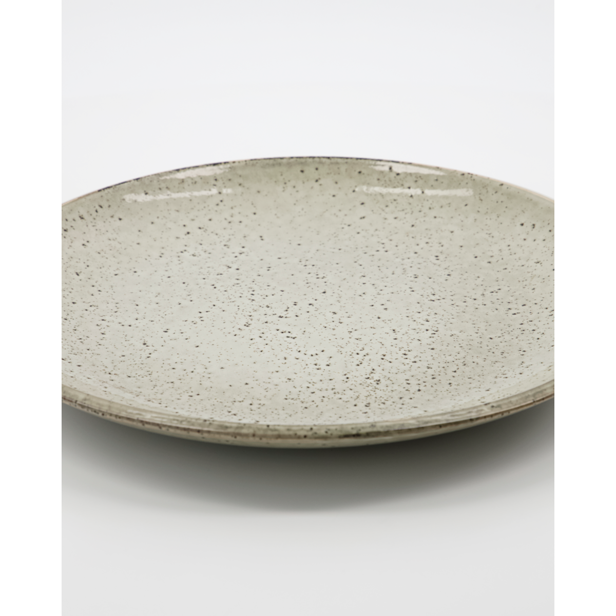 House Doctor - Plate, Lake, Gray - H: 3.5 cm, DIA: 27 cm