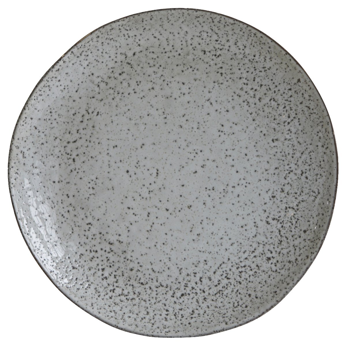 House Doctor - dinner plate, rustic, gray/blue - h: 2.5 cm, dia: 27.5 cm