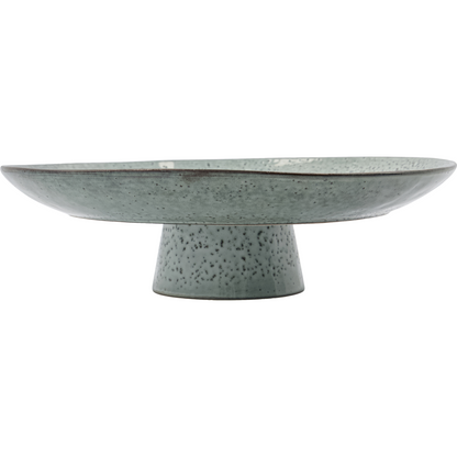 House Doctor - Cake dish, Rustic, Gray/Blue - H: 8.3 cm, DIA: 32 cm