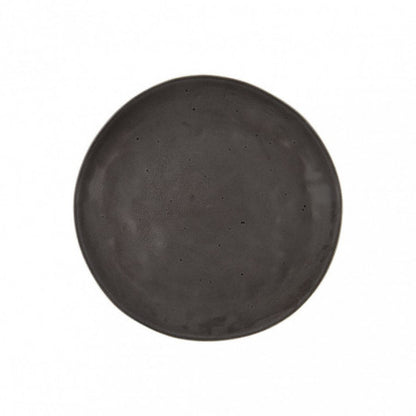 House Doctor - Dinner Plate, Rustic, Dark Gray - H: 2.5 cm, DIA: 27.5 cm