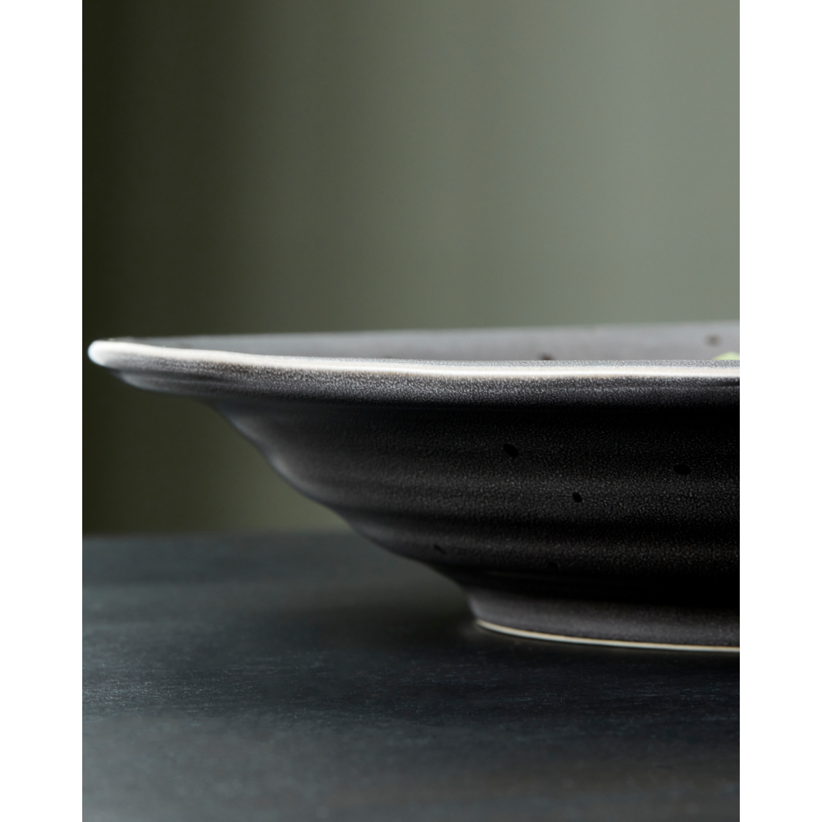 The soup plate, hdrustic, dark gray