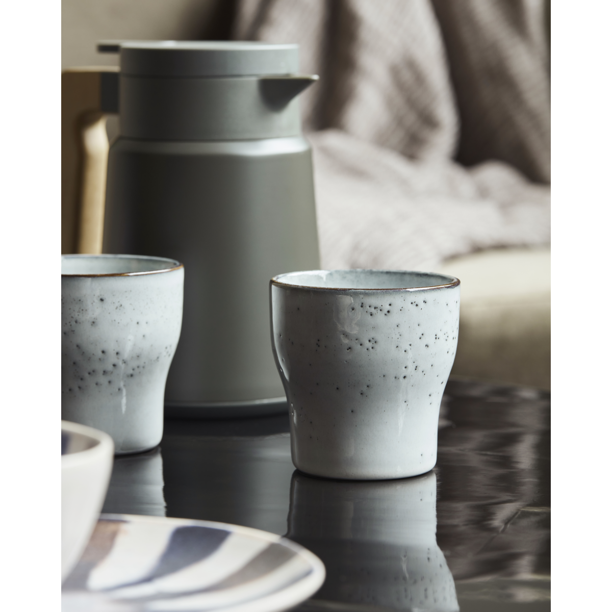 Thermo mugs, Liss, light gray