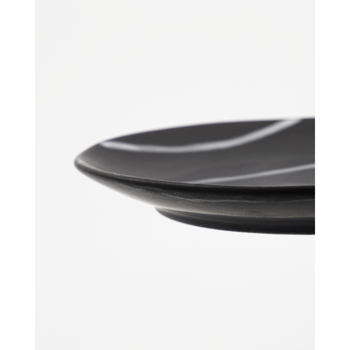 Plate, hdline, black/brown