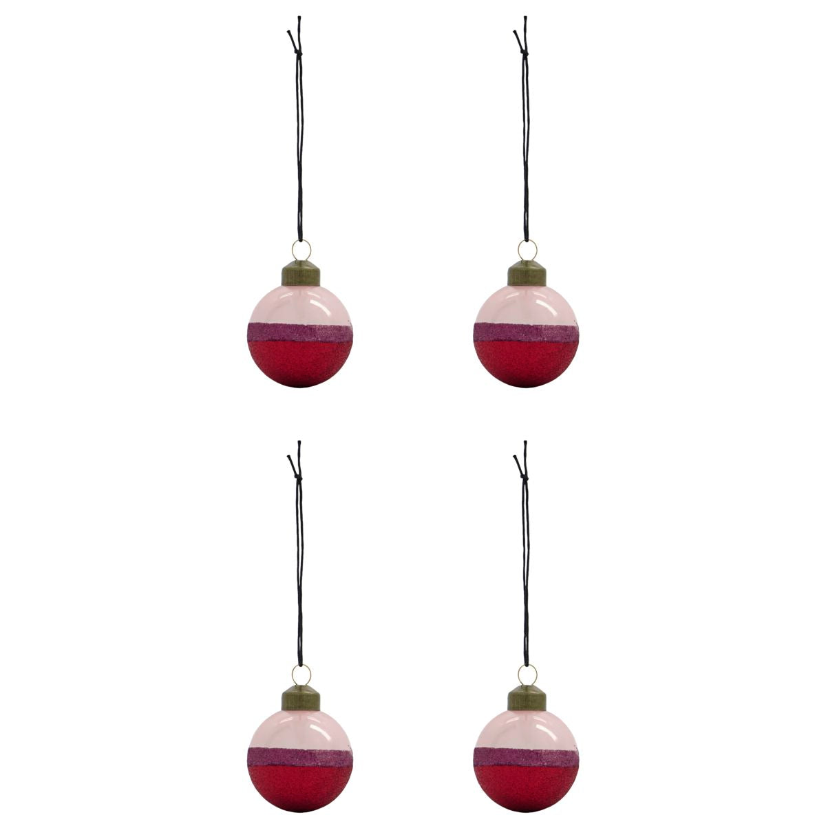 Christmas decorations, hdstrip, pink/red