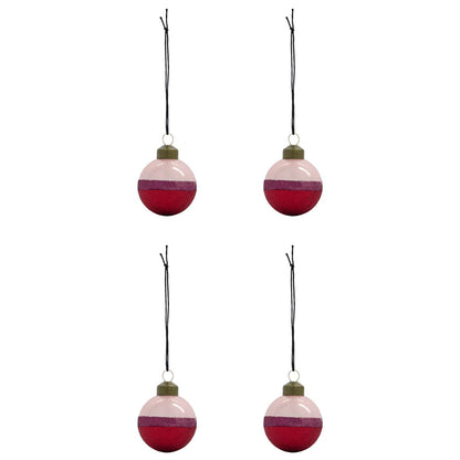 Christmas decorations, hdstrip, pink/red