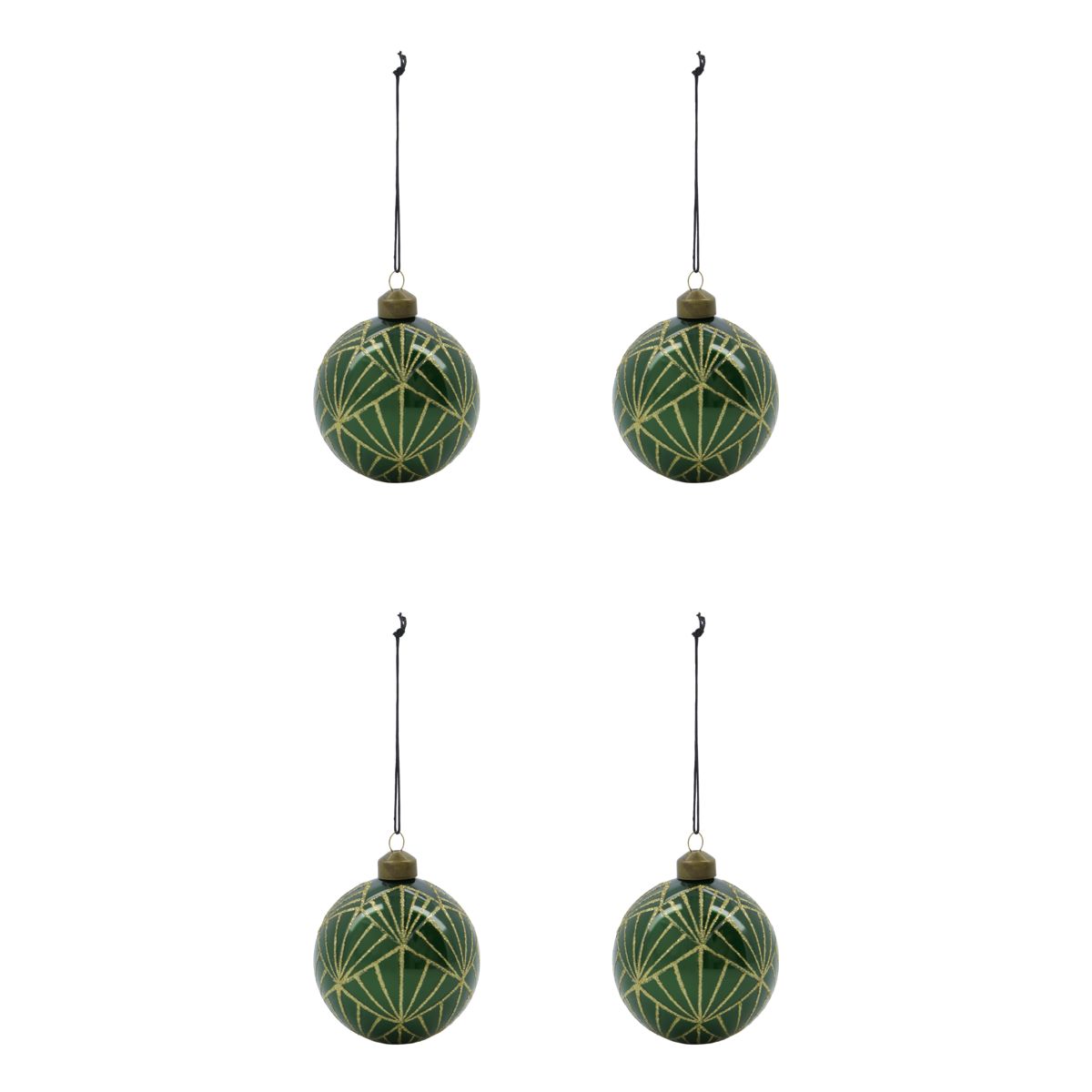 Christmas decorations, HDBoly, Green/Gold