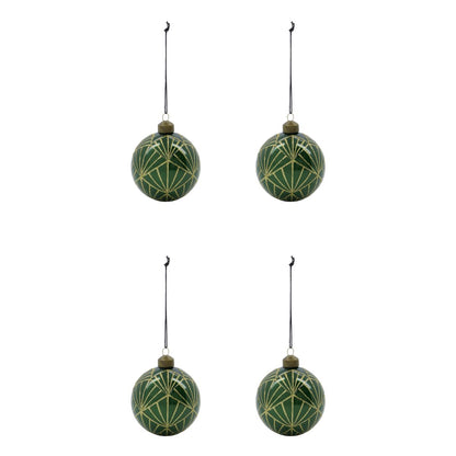 Christmas decorations, HDBoly, Green/Gold