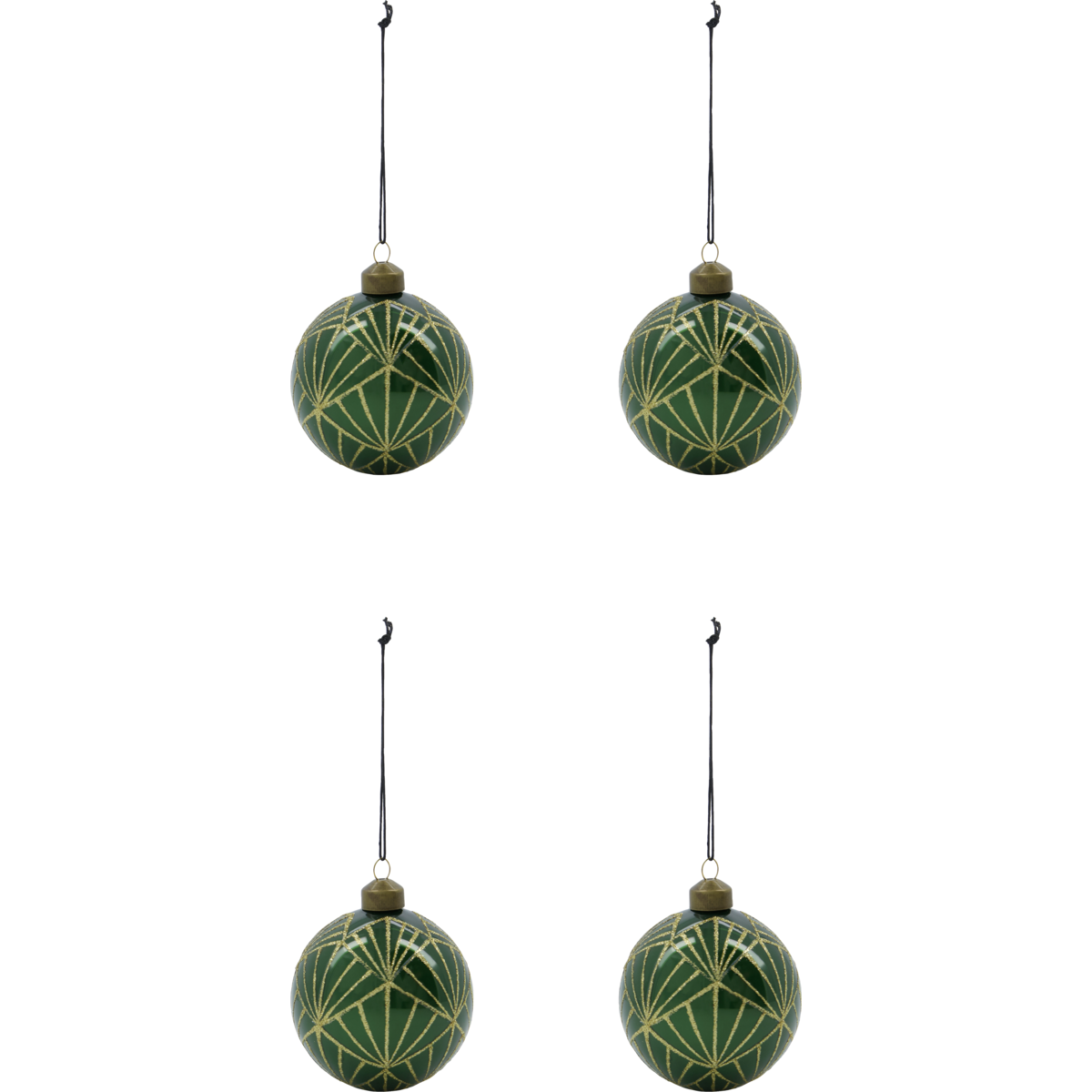 Christmas decorations, HDBoly, Green/Gold