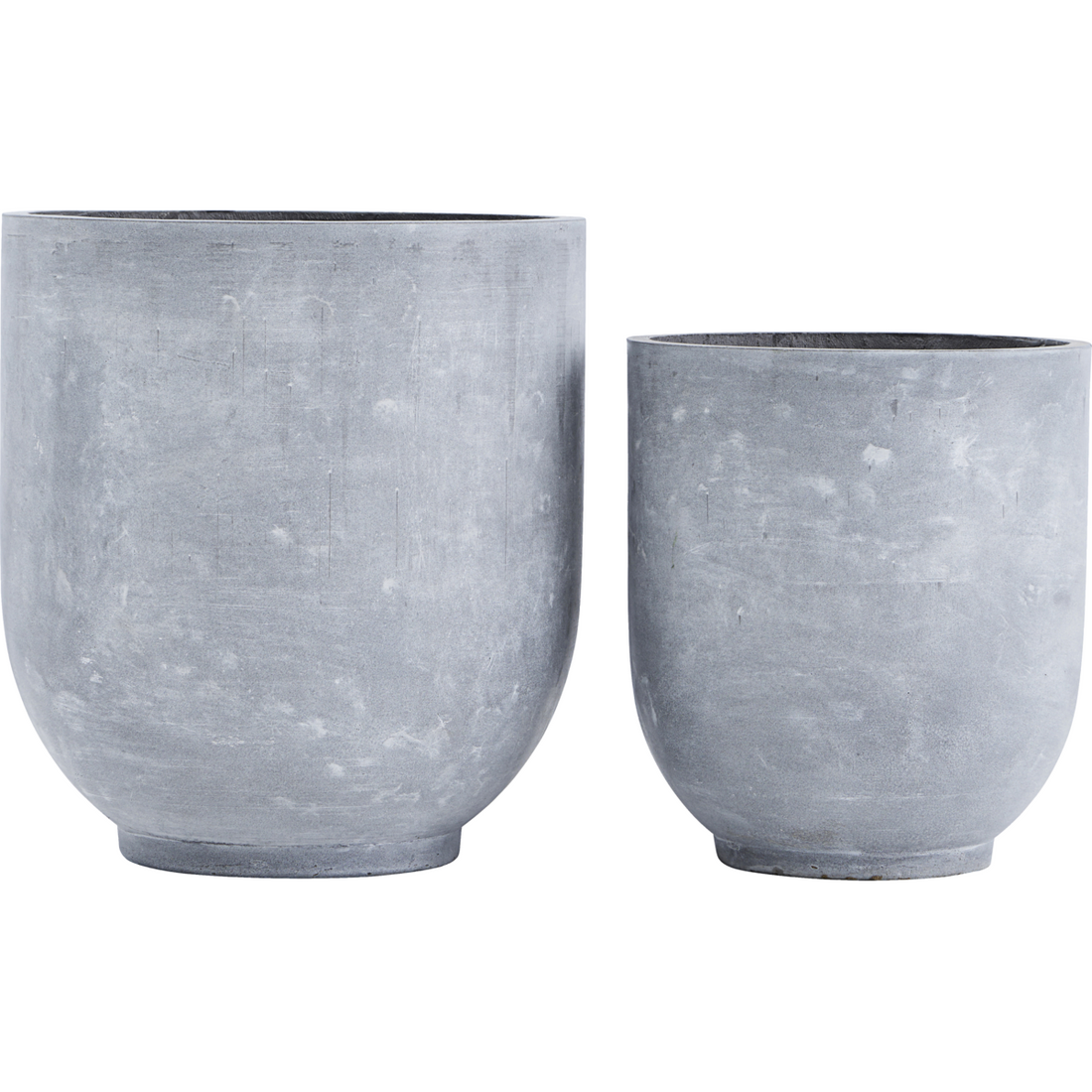 House Doctor herb pot, gard, gray-s :, h: 45 cm, dia: 40 cm, l :, h: 55 cm, dia: 50 cm