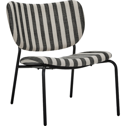 Lounge chair, hdlonga, black; white