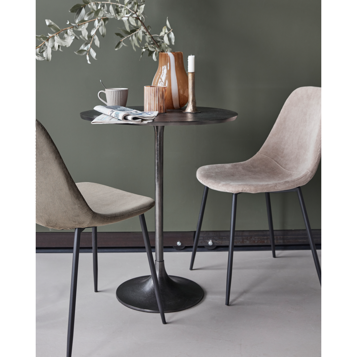 Dining table, hdpan, black