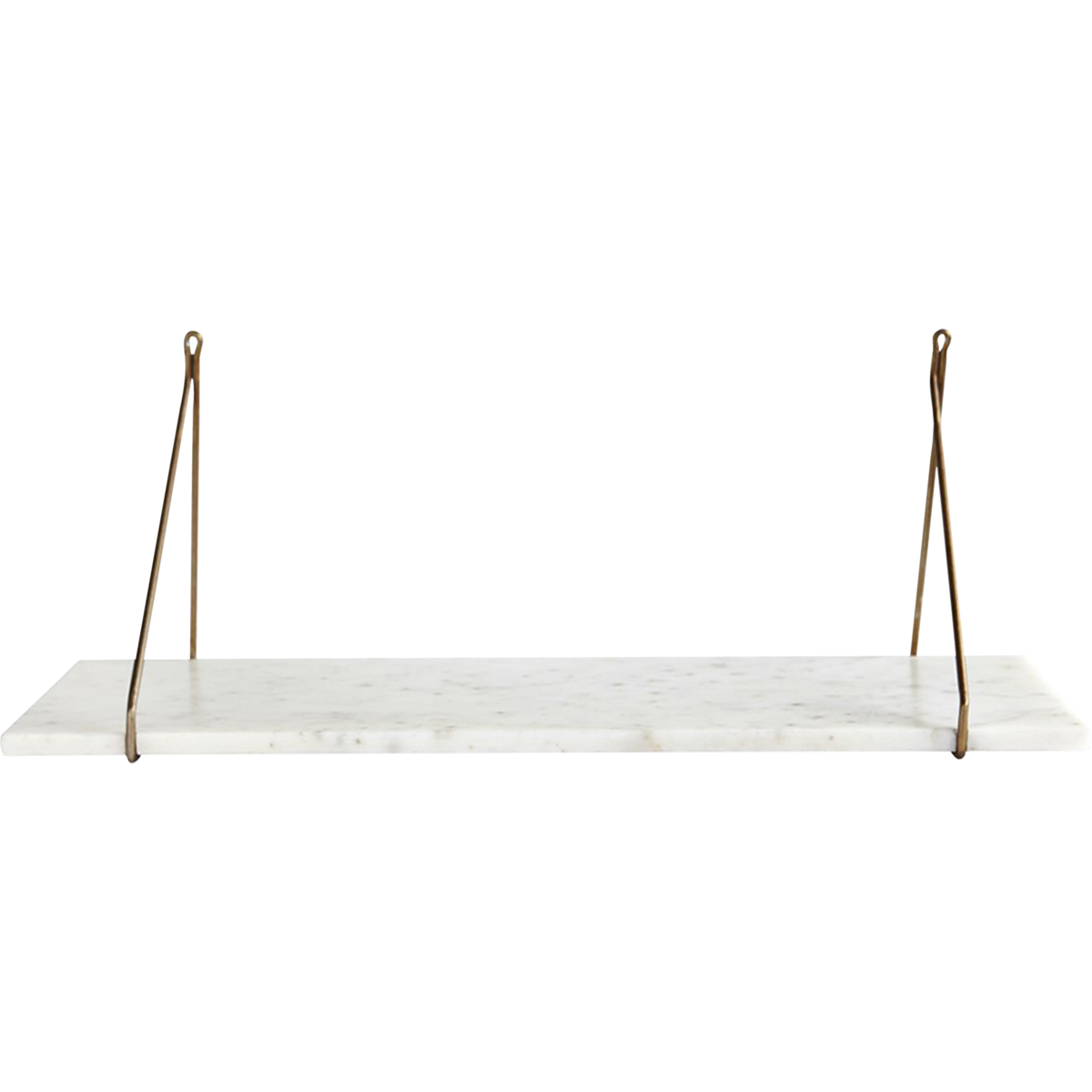 House Doctor - Shelf, Marble, White Marble - L: 70 cm, W: 24 cm