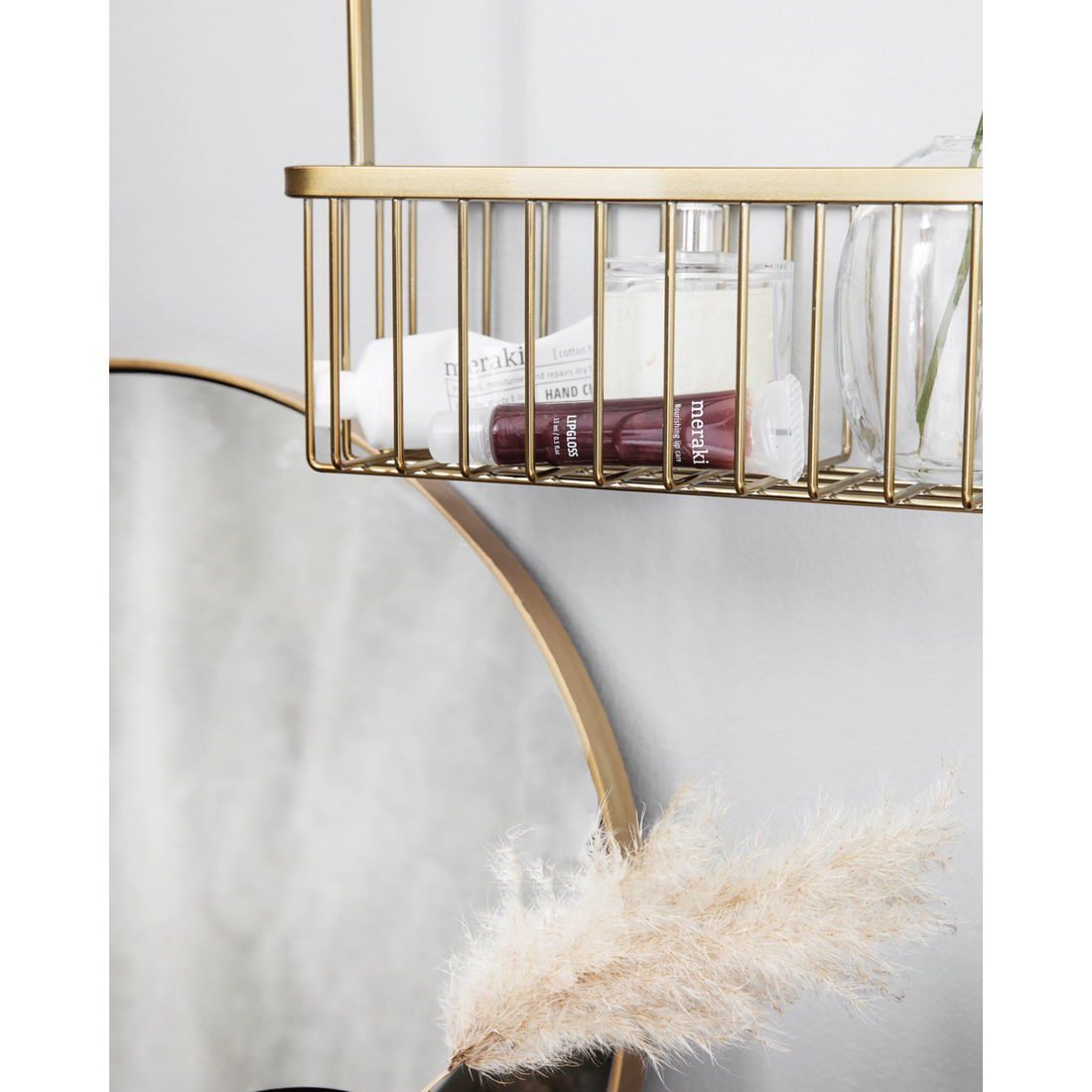 Basket, HDBath, Double, Brushed Brass