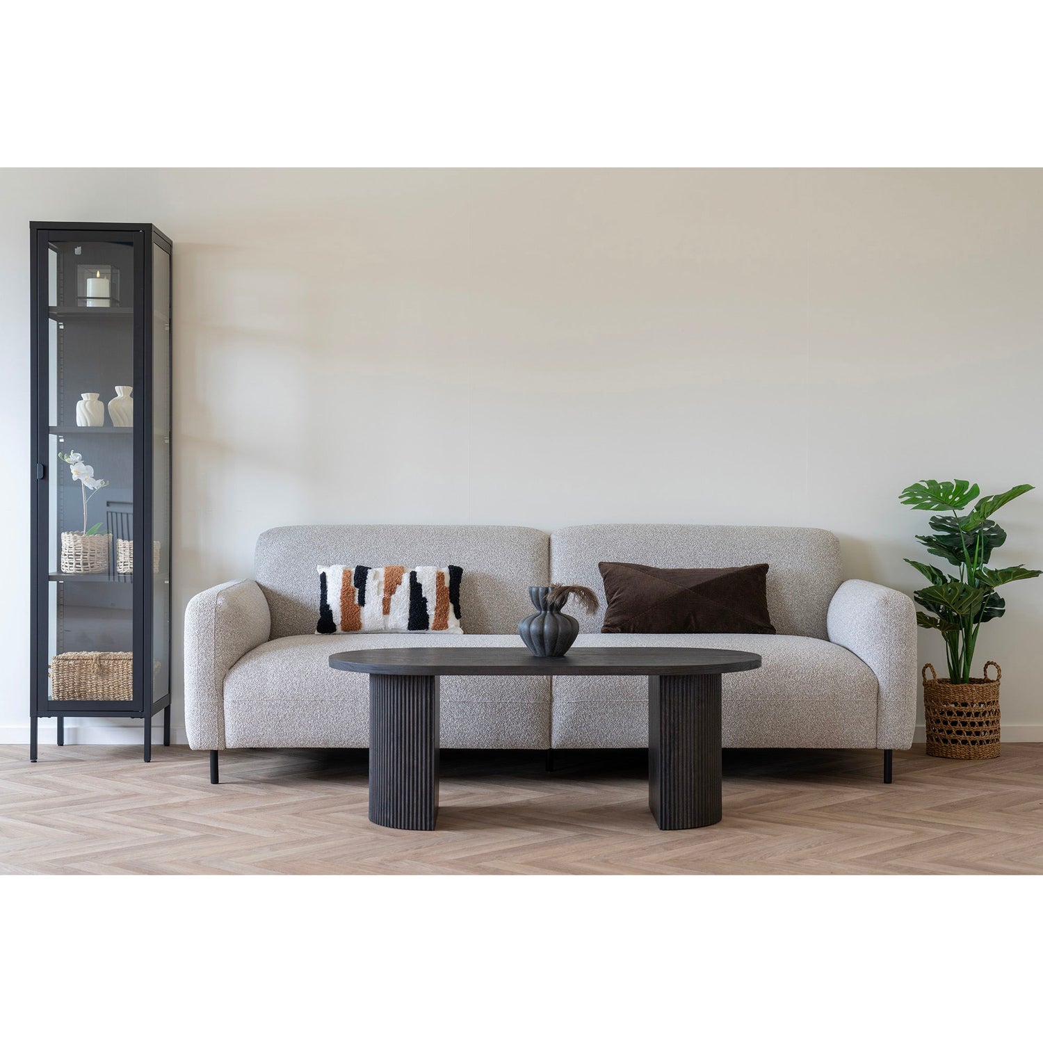 Boavista Coffee table - Coffee table, dark brown 60x120x45 cm