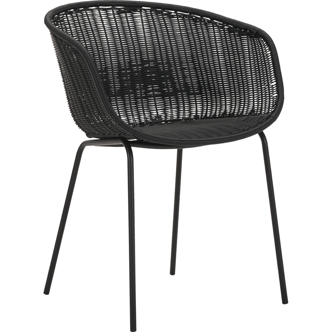 Armchair, hdhapur, black