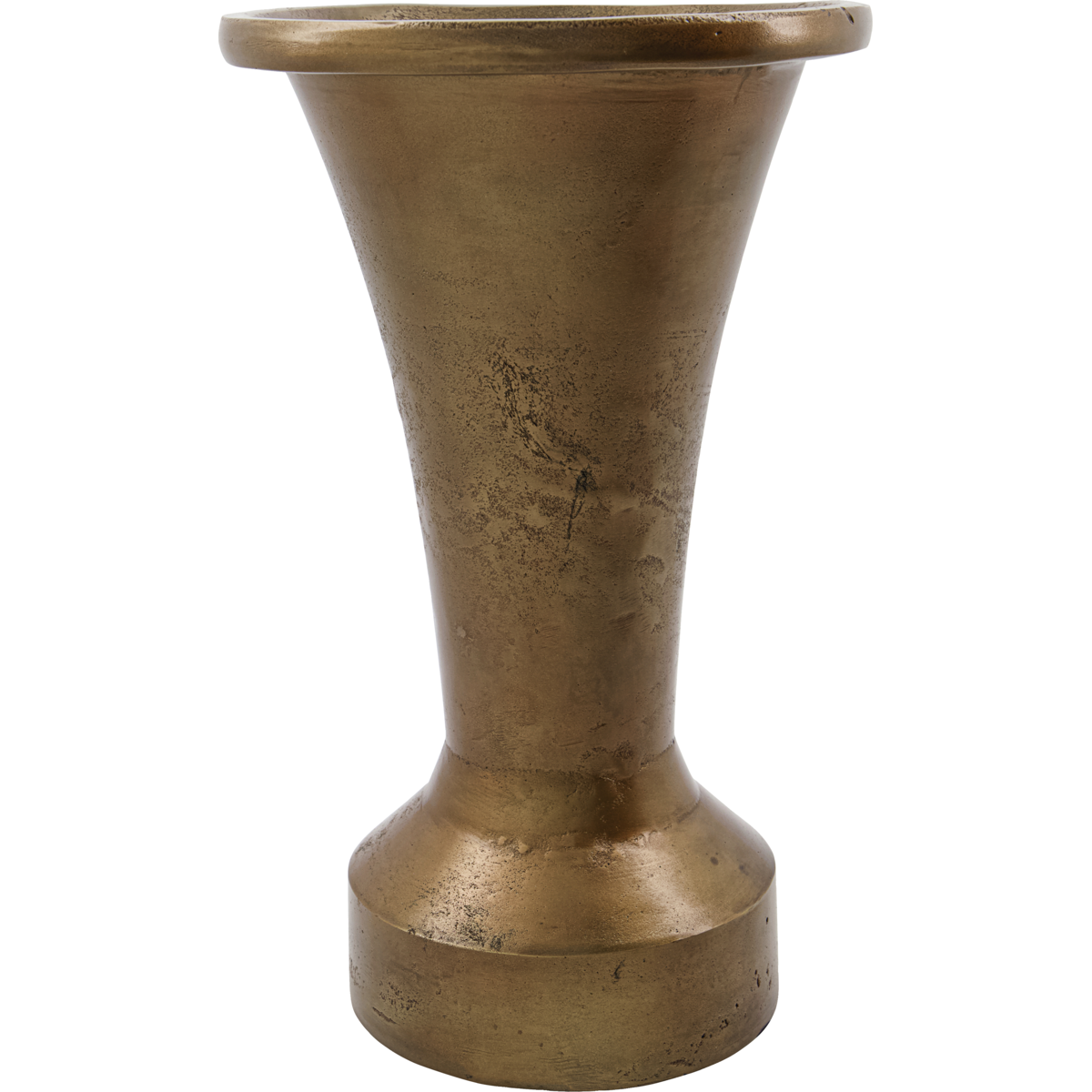 Vase, hdflorist, antique brass