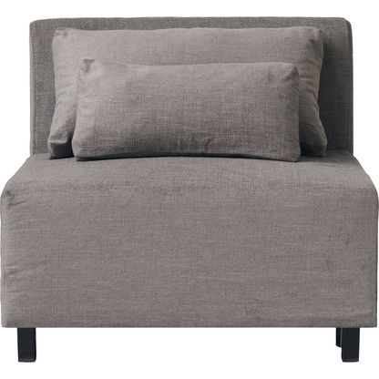 Sofa, center section, Hdhazel Night, Gray; Brown