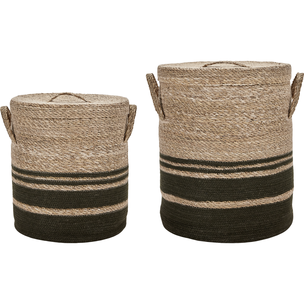 Basket with lid, hdlaundry, army