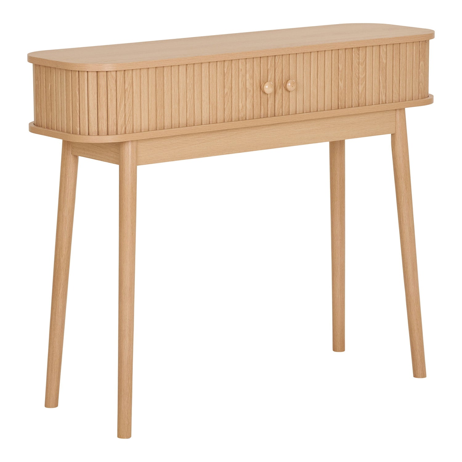 Console table, 2 doors, nature&lt;br&gt;100x30x80 cm