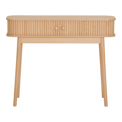 Console table, 2 doors, nature&lt;br&gt;100x30x80 cm