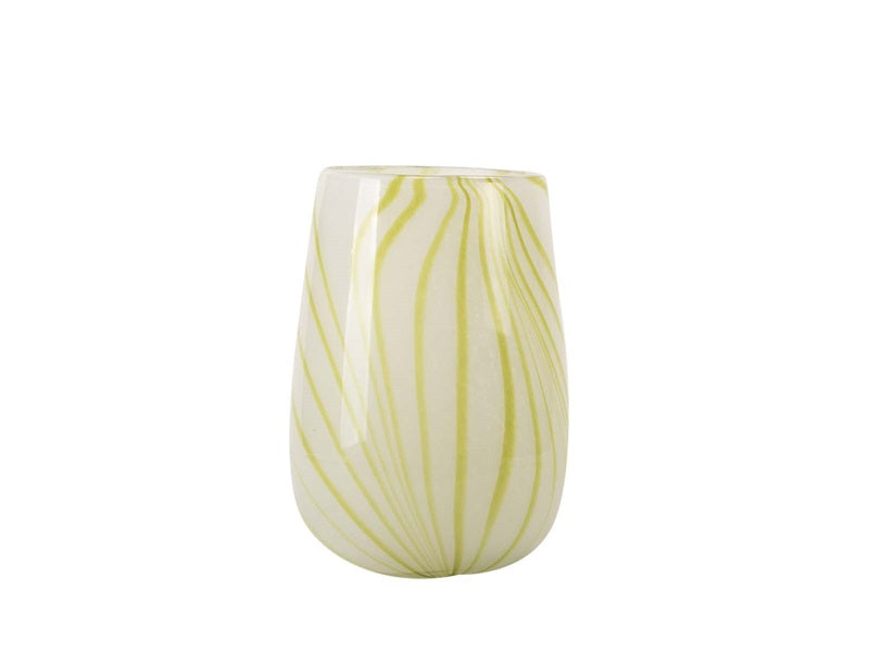 Zinnia vase, white