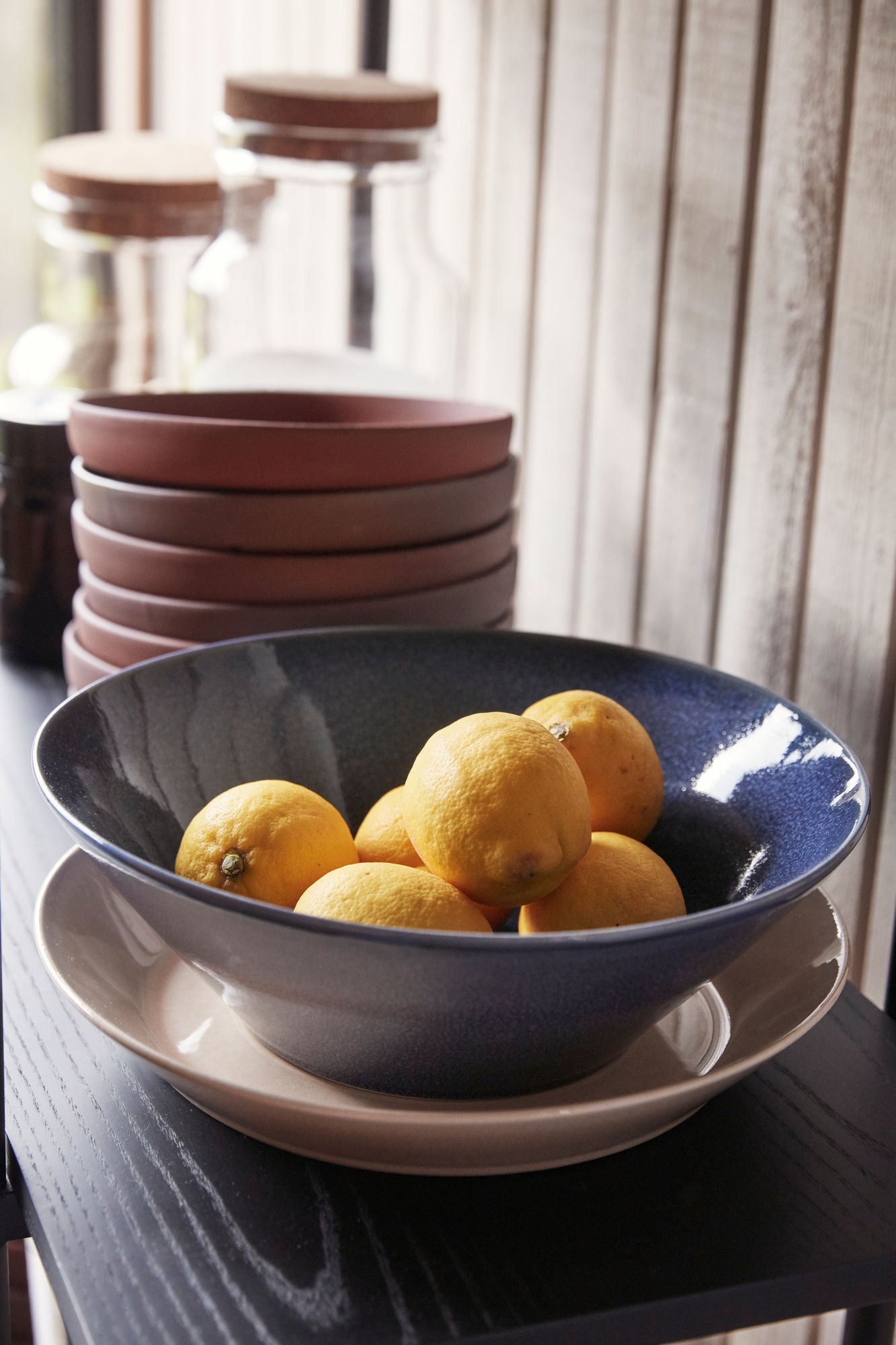 Hübsch glaze bowl small sand