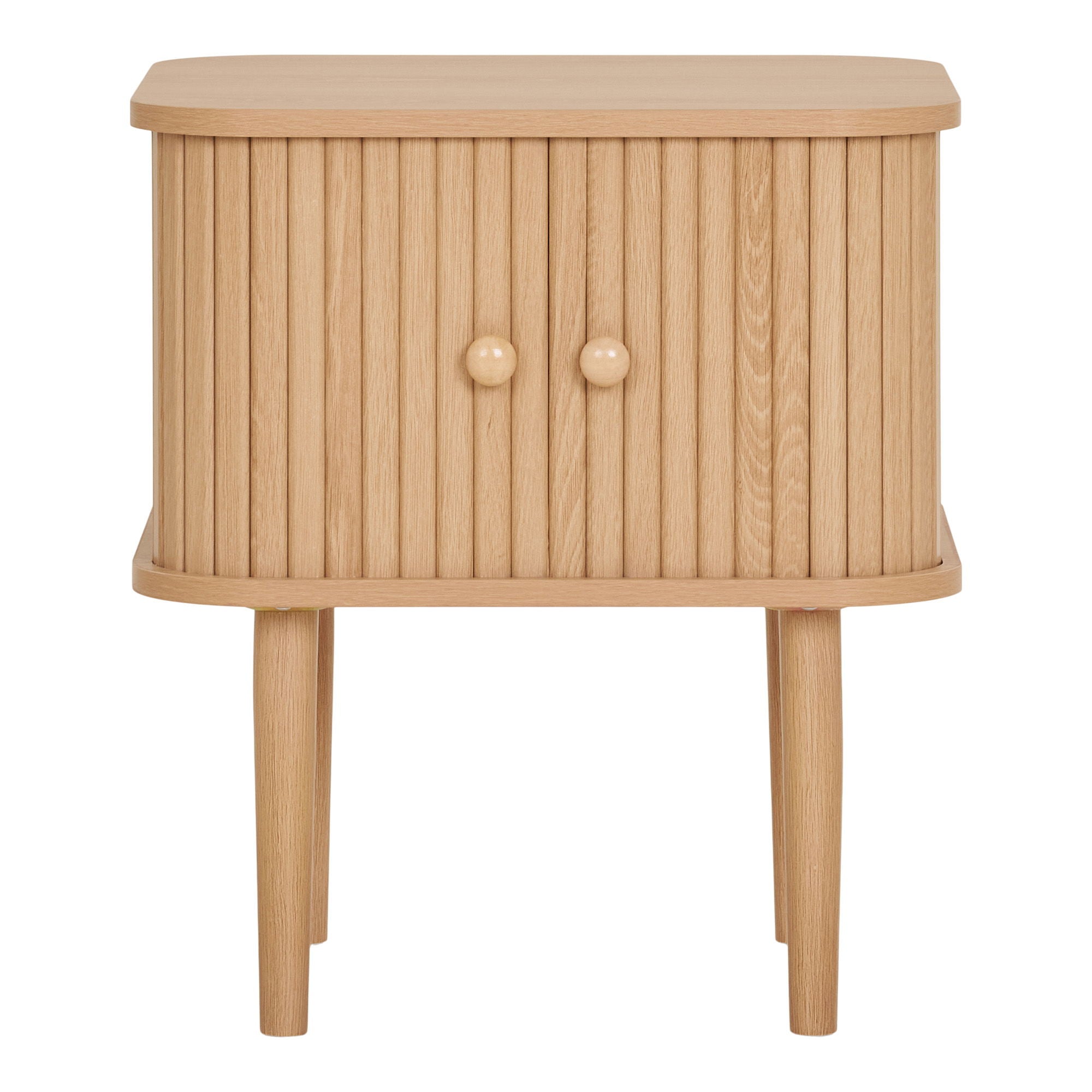 Corner table, 2 doors, nature&lt;br&gt;45x40x50.5 cm