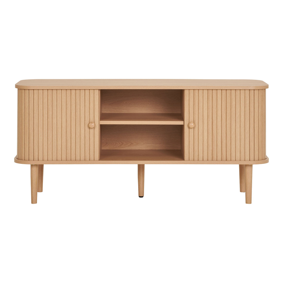 TV bench, 2 doors, nature&lt;br&gt;113x40x52 cm