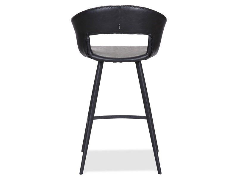 Tora high bar stool, black