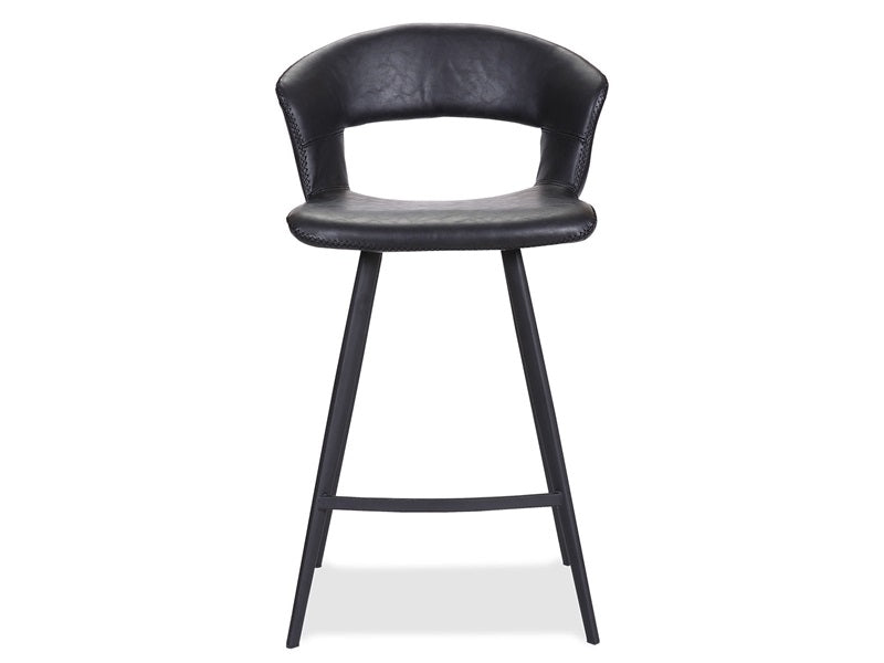 Tora high bar stool, black