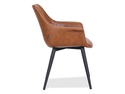 Signe chair, cognac