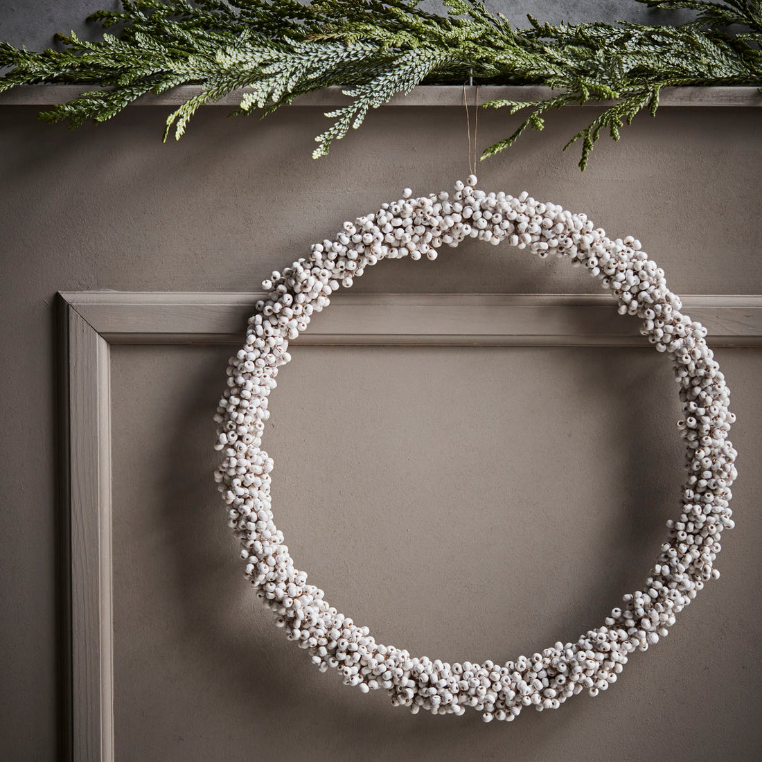 Wreath, hdwinter, white