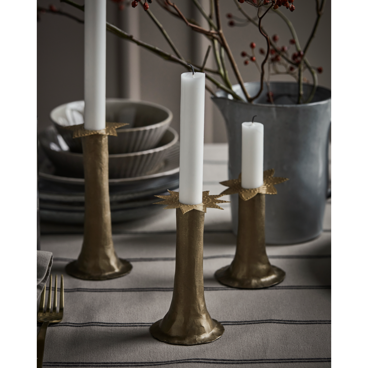 Candle Rings, Hdstar, brass finish