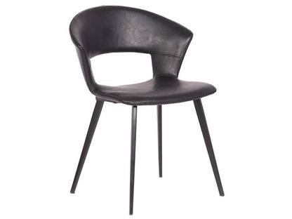 Tora dining table chair, black