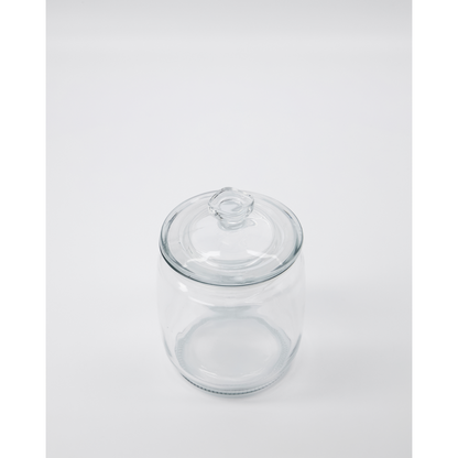 House Doctor - Storage Glass, Would, Ready - H: 14.6 cm, DIA: 11 cm