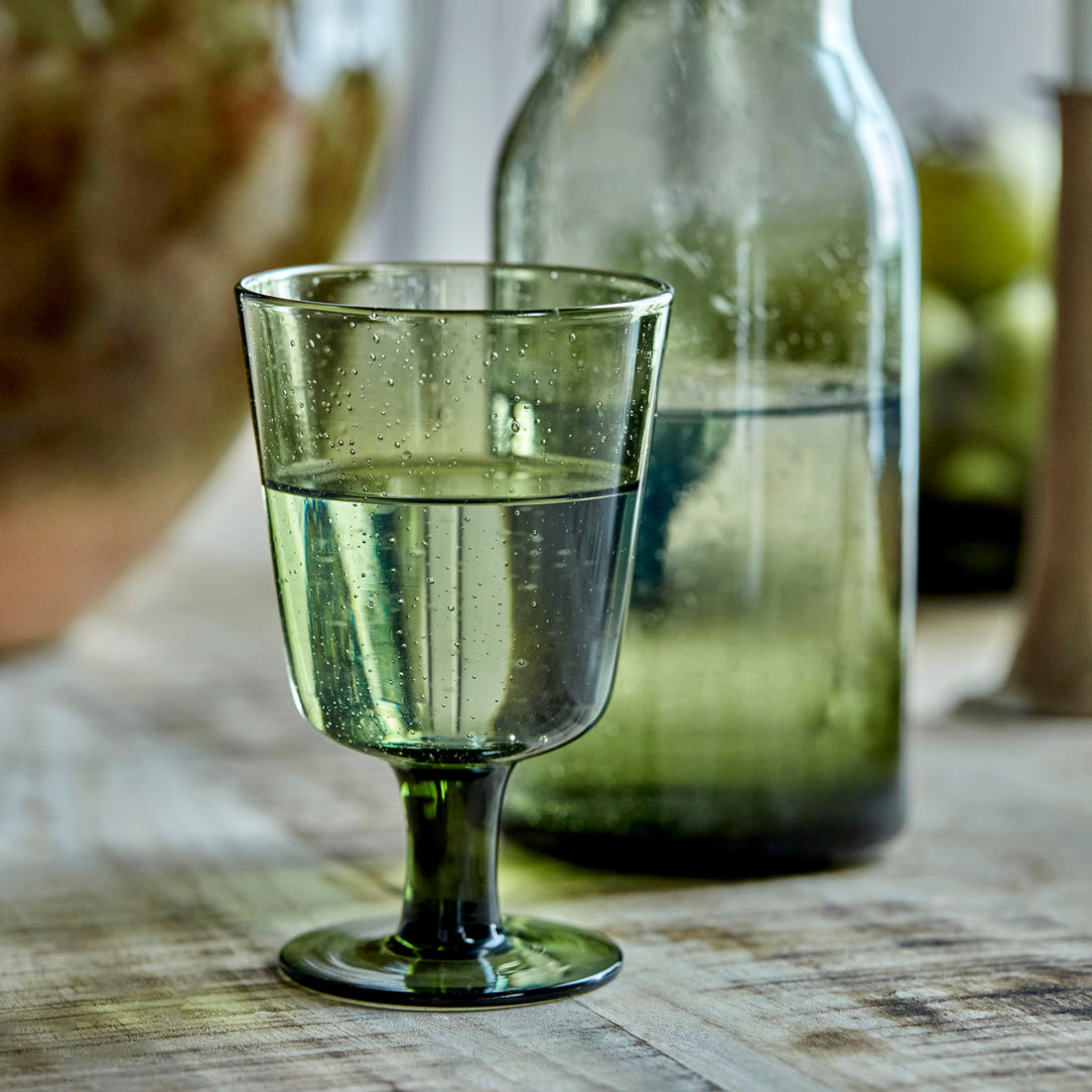 Wine glasses, Hdrain, Green