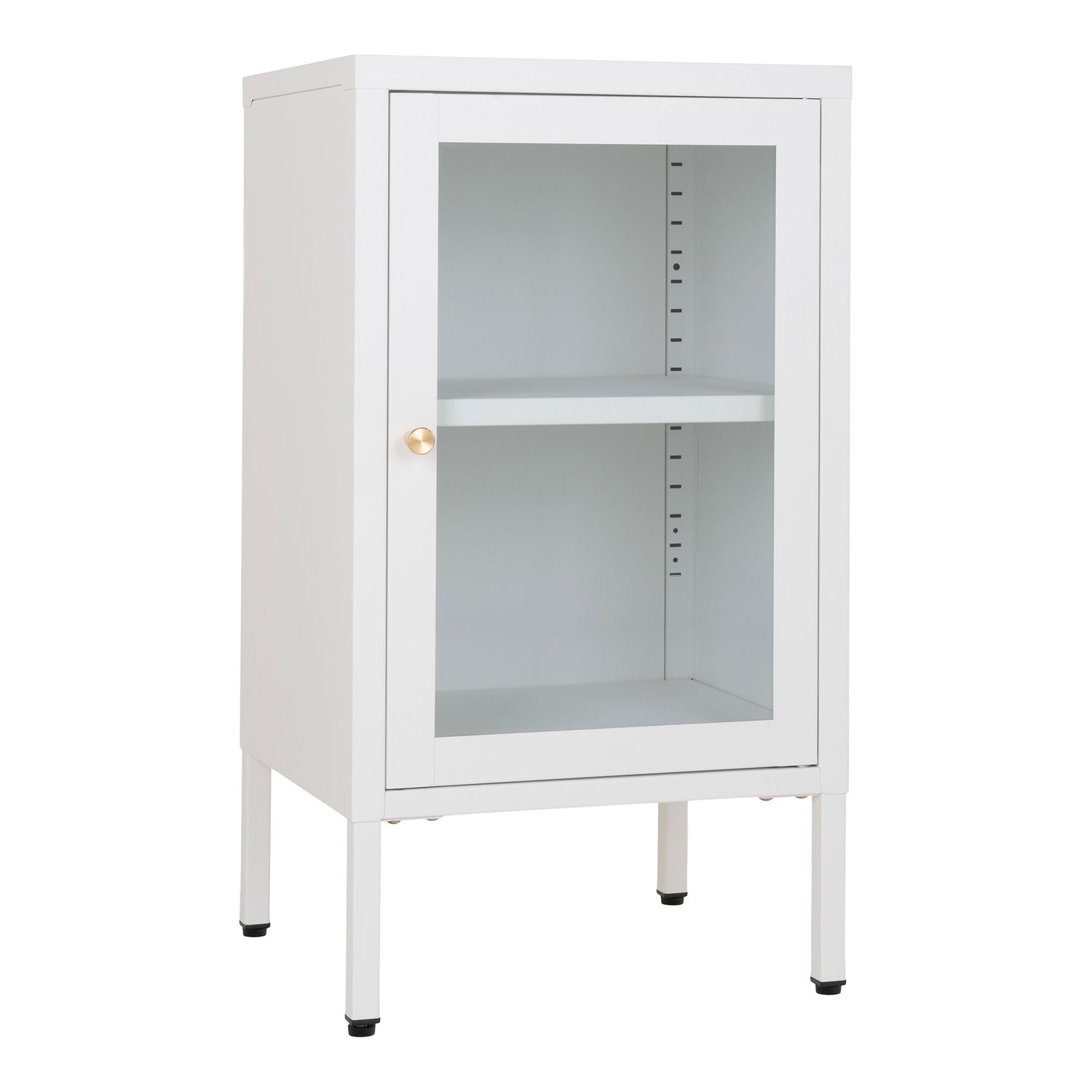 Dalby cabinet - cabinet, white with glass door