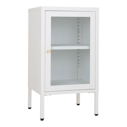 Dalby cabinet - cabinet, white with glass door