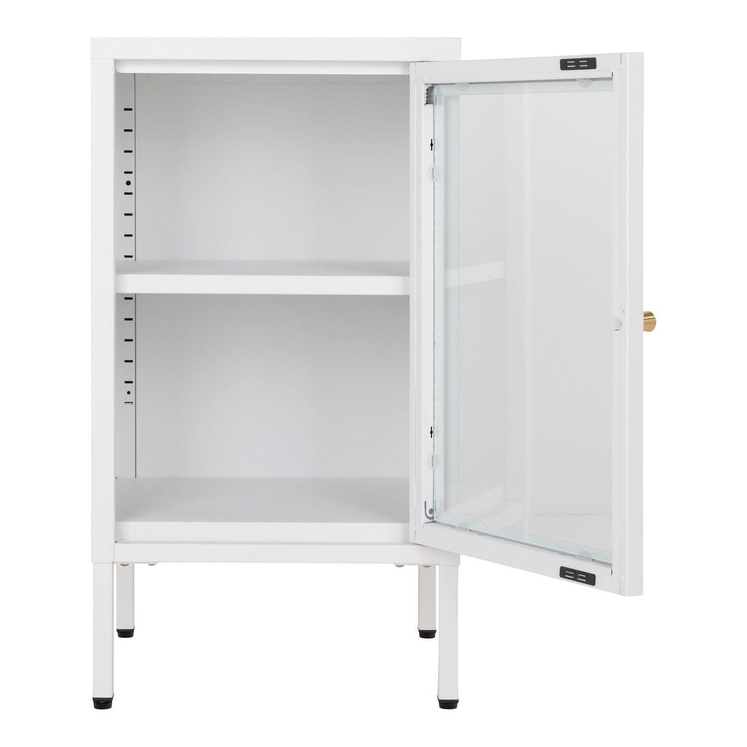 Dalby cabinet - cabinet, white with glass door