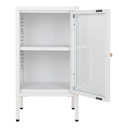 Dalby cabinet - cabinet, white with glass door