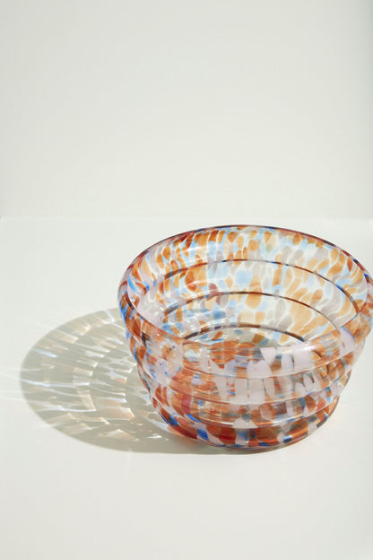 Hübsch blaze bowl multicolored