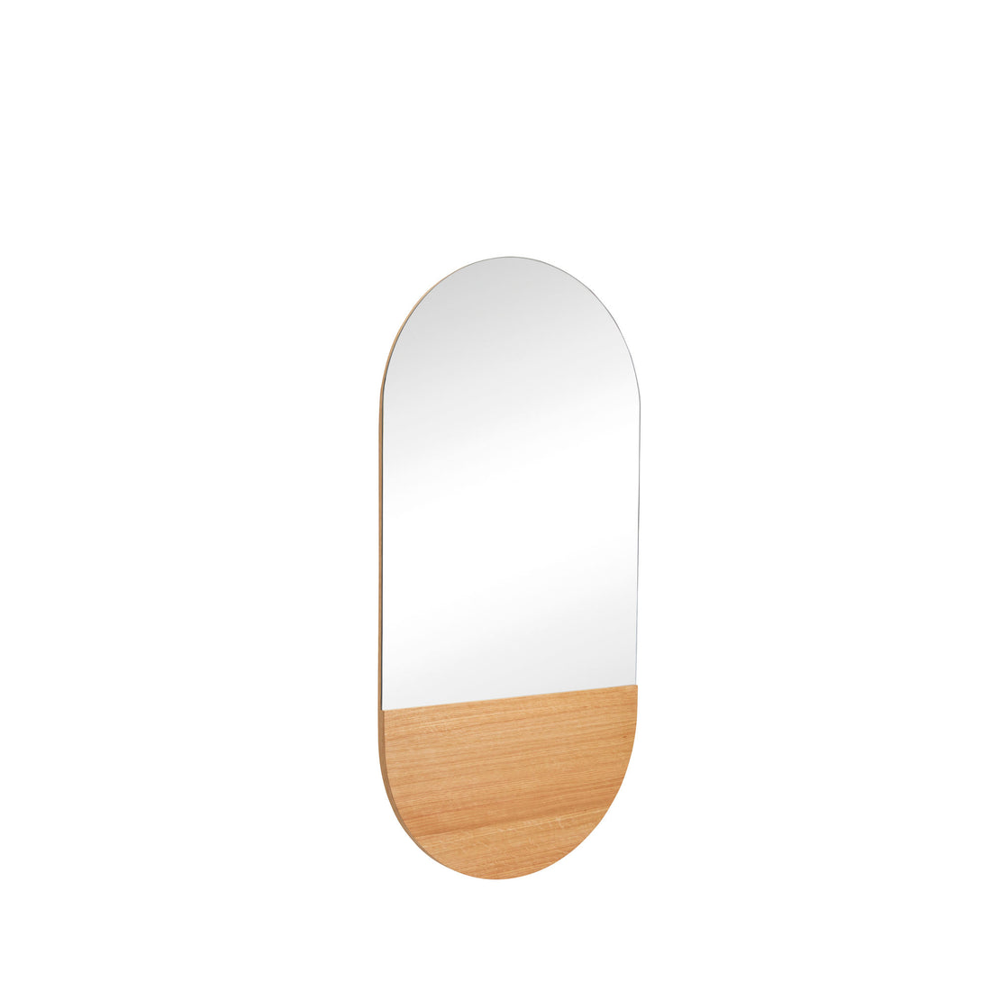 Crescent Wall Mirror Oval Nature - 50xH100cm