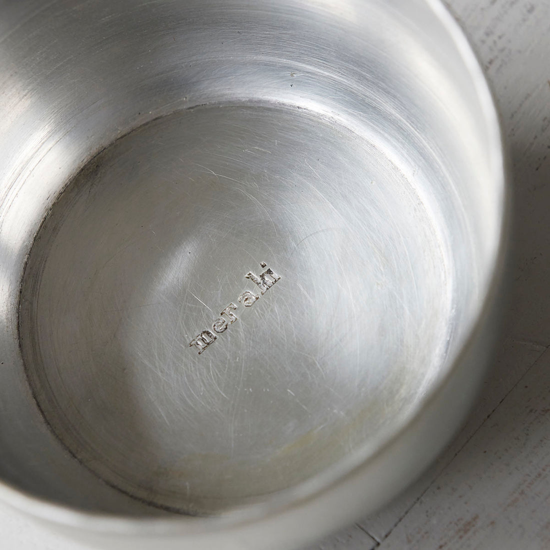 Bowl, silver finish